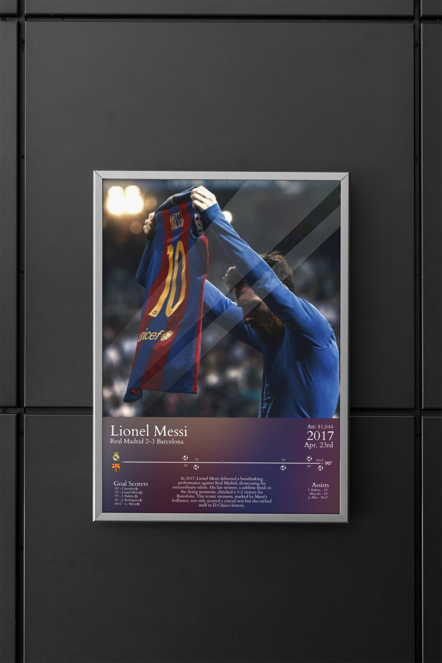 Messi vs Real Madrid 2017 | Last Minute Winner | Blurry II